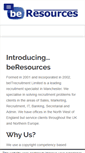 Mobile Screenshot of beresources.co.uk